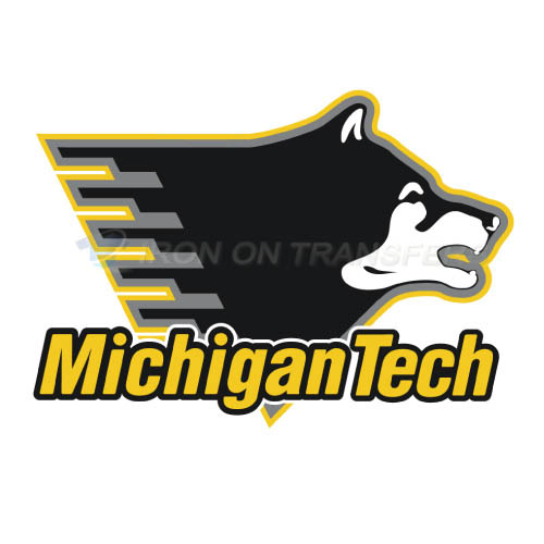 Michigan Tech Huskies Logo T-shirts Iron On Transfers N5060 - Click Image to Close